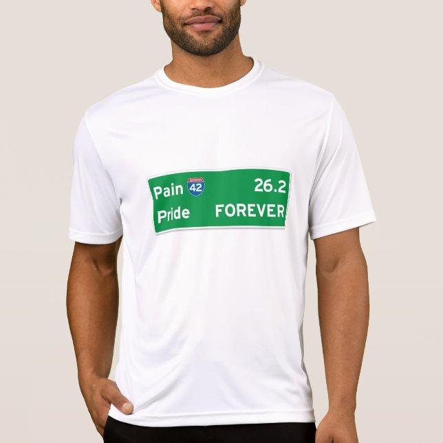 Pride Forever 26.2 T-Shirt (Front)