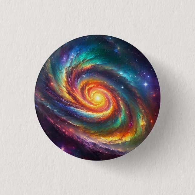 Pride Galaxy - Button (Front)