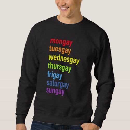 Pride Gay Agenda Love LGBT Sweatshirt