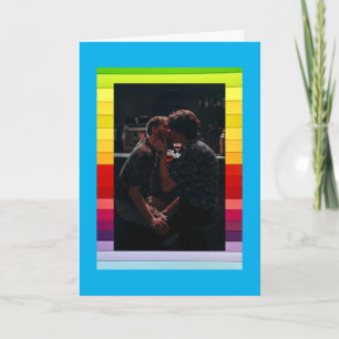 Pride Gay Couple Folded Greeting Card