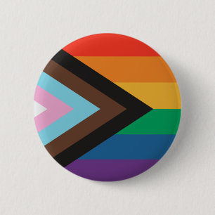 Pride gay lgbt  rainbow flag  button