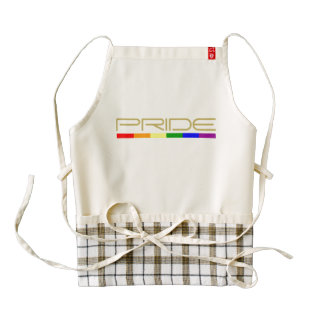 PRIDE GAY PRIDE COLORS NEW AND MODERN DESIGN ZAZZLE HEART APRON