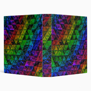 Pride Glass  3 Ring Binder