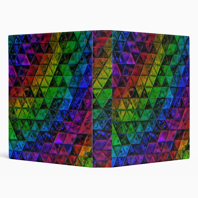 Pride Glass  3 Ring Binder (Background)