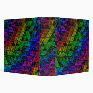 Pride Glass  3 Ring Binder