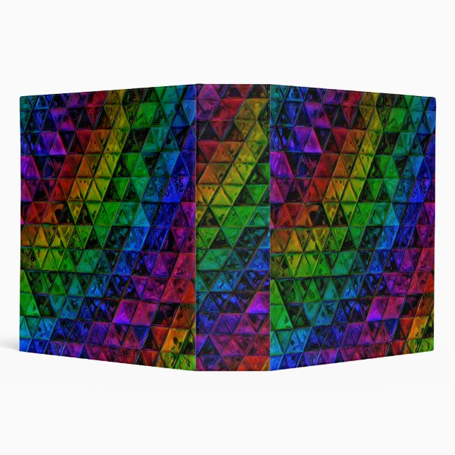 Pride Glass  3 Ring Binder (Background)