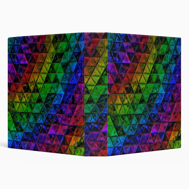 Pride Glass  3 Ring Binder (Background)