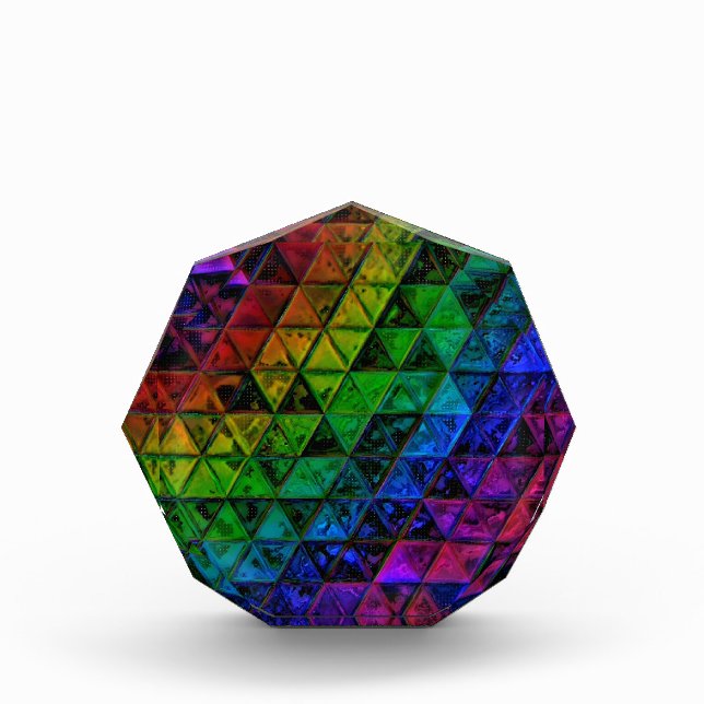 Pride Glass  Acrylic Award (Front)