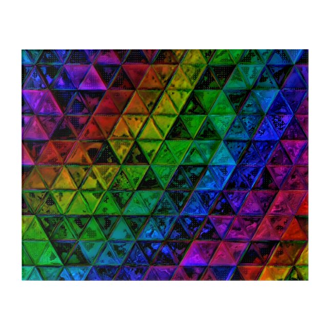 Pride Glass  Acrylic Print (Front)