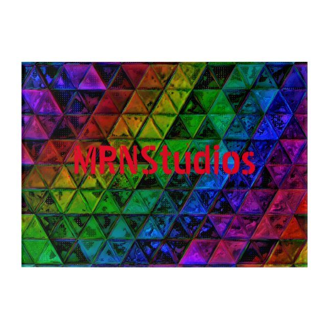 Pride Glass  Acrylic Print (Front)