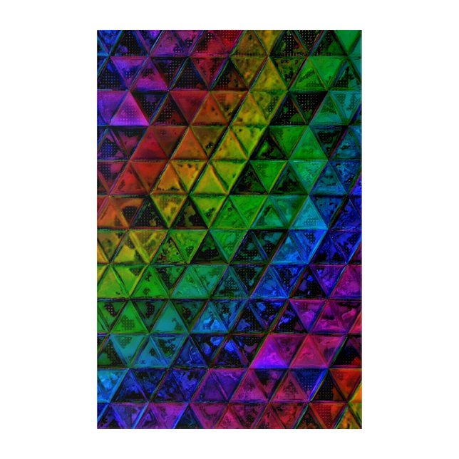 Pride Glass  Acrylic Print (Front)