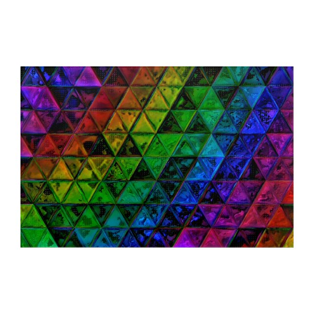 Pride Glass  Acrylic Print (Front)