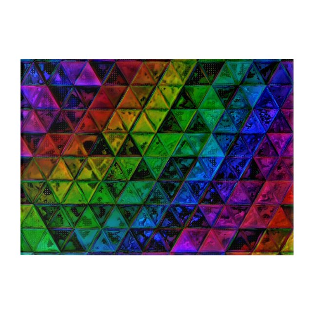 Pride Glass  Acrylic Print (Front)