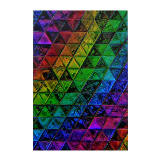 Pride Glass  Acrylic Print (Front)