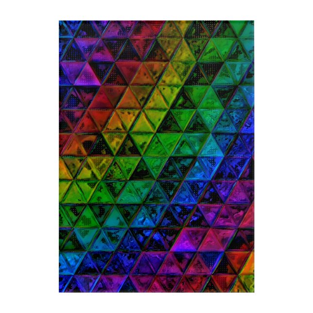 Pride Glass  Acrylic Print (Front)