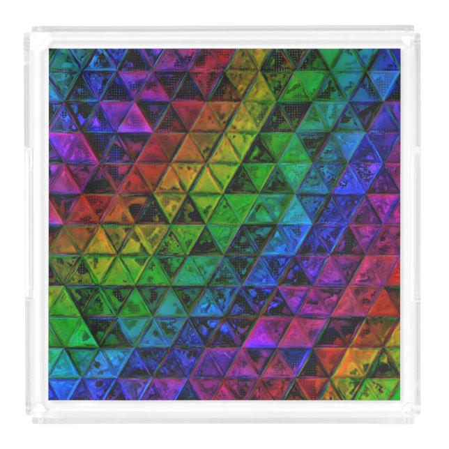 Pride Glass  Acrylic Tray (Front)