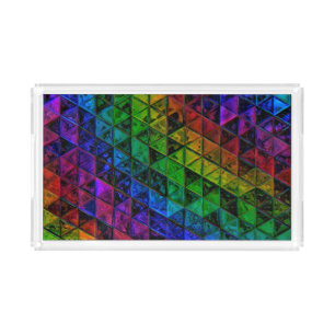Pride Glass  Acrylic Tray