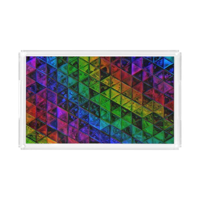 Pride Glass  Acrylic Tray (Front)