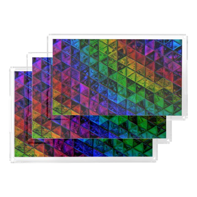 Pride Glass Acrylic Tray (Set)