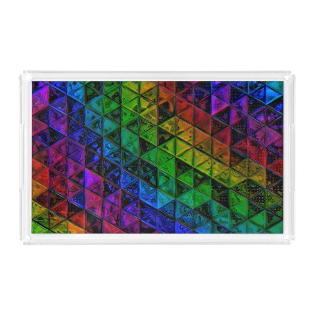 Pride Glass  Acrylic Tray (Front)