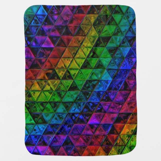 Pride Glass  Baby Blanket (Front)