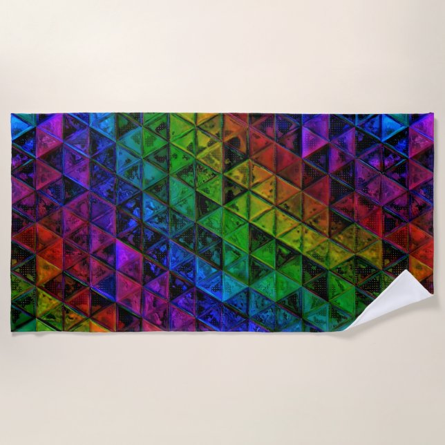 Pride Glass  Beach Towel (Front)