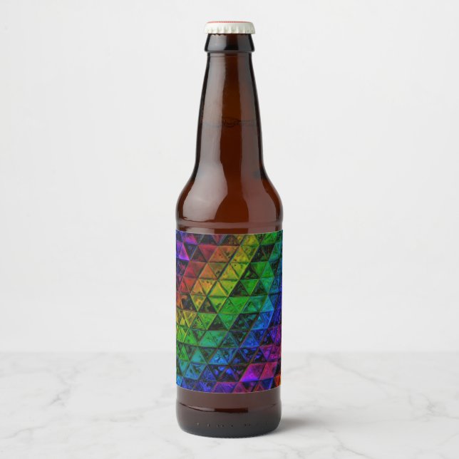Pride Glass  Beer Bottle Label (Front)