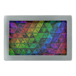 Pride Glass Belt Buckle