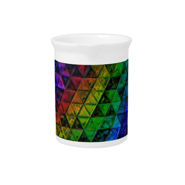 Pride Glass  Beverage Pitcher (Front)