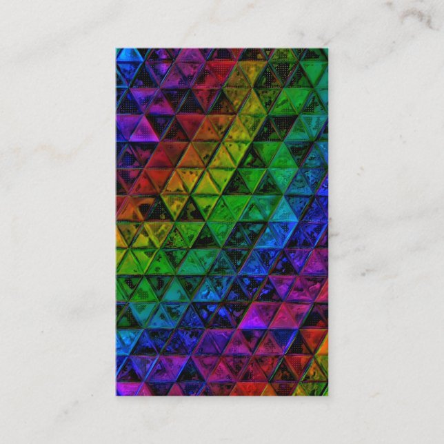 Pride Glass  Business Card (Front)