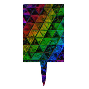 Pride Glass  Cake Topper