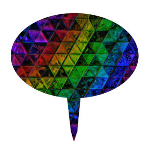 Pride Glass Cake Topper