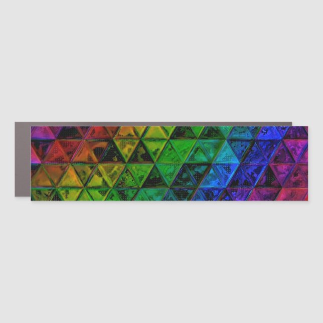 Pride Glass  Car Magnet (Front)