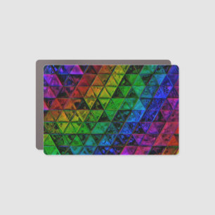 Pride Glass Car Magnet