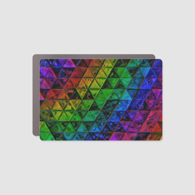 Pride Glass  Car Magnet (Front)