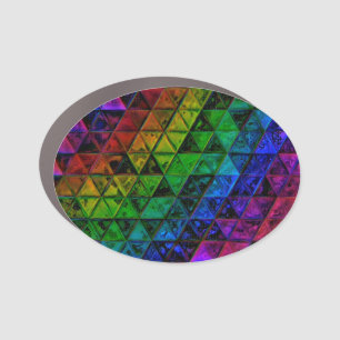 Pride Glass  Car Magnet