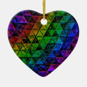 Pride Glass Ceramic Ornament