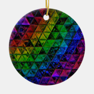 Pride Glass Ceramic Ornament