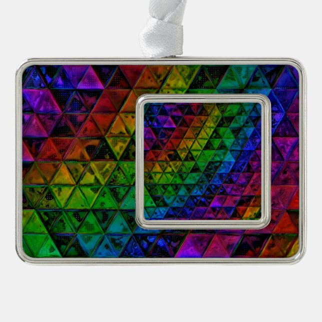 Pride Glass  Christmas Ornament (Front)
