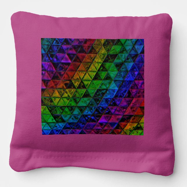 Pride Glass  Cornhole Bags (Front)