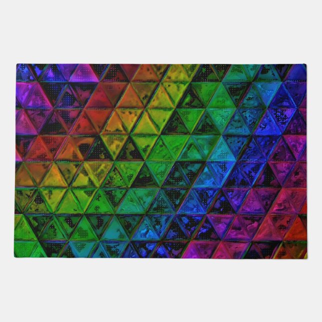 Pride Glass  Doormat (Front)