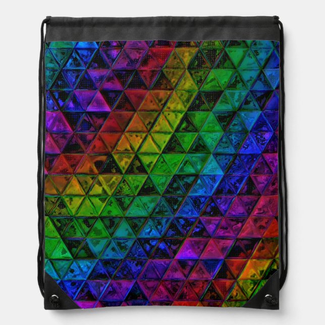 Pride Glass  Drawstring Bag (Front)