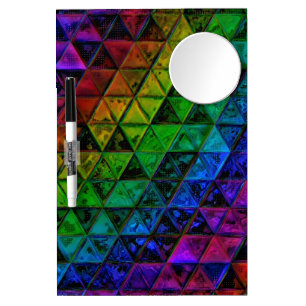 Pride Glass Dry Erase Board With Mirror