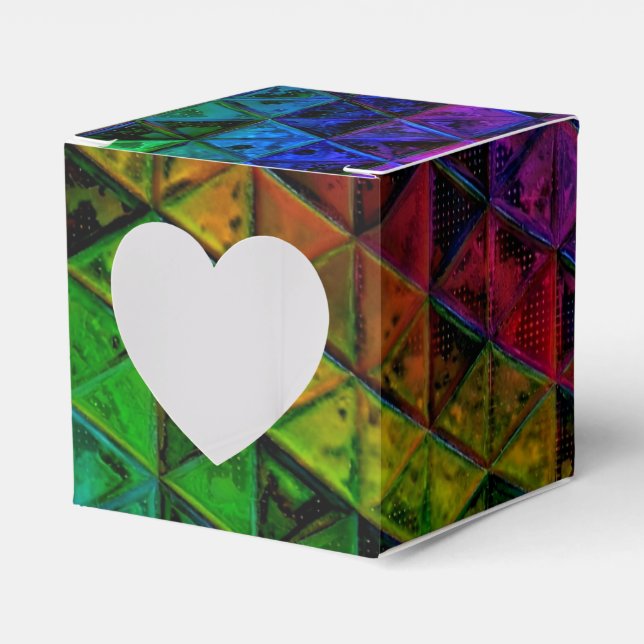 Pride Glass  Favor Boxes (Front Side)