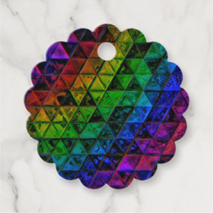Pride Glass Favor Tags