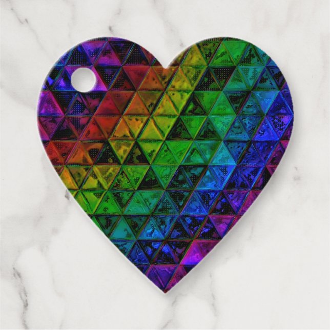 Pride Glass  Favor Tags (Front)