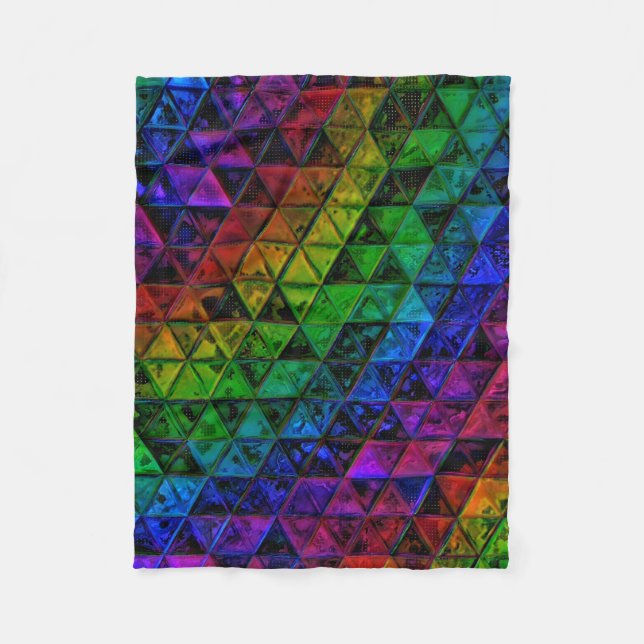 Pride Glass  Fleece Blanket (Front)