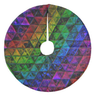 Pride Glass Fleece Tree Skirt