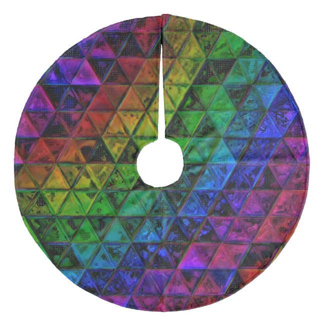 Pride Glass  Fleece Tree Skirt (Front)
