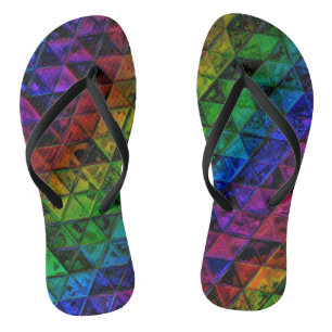 Pride Glass Flip Flops